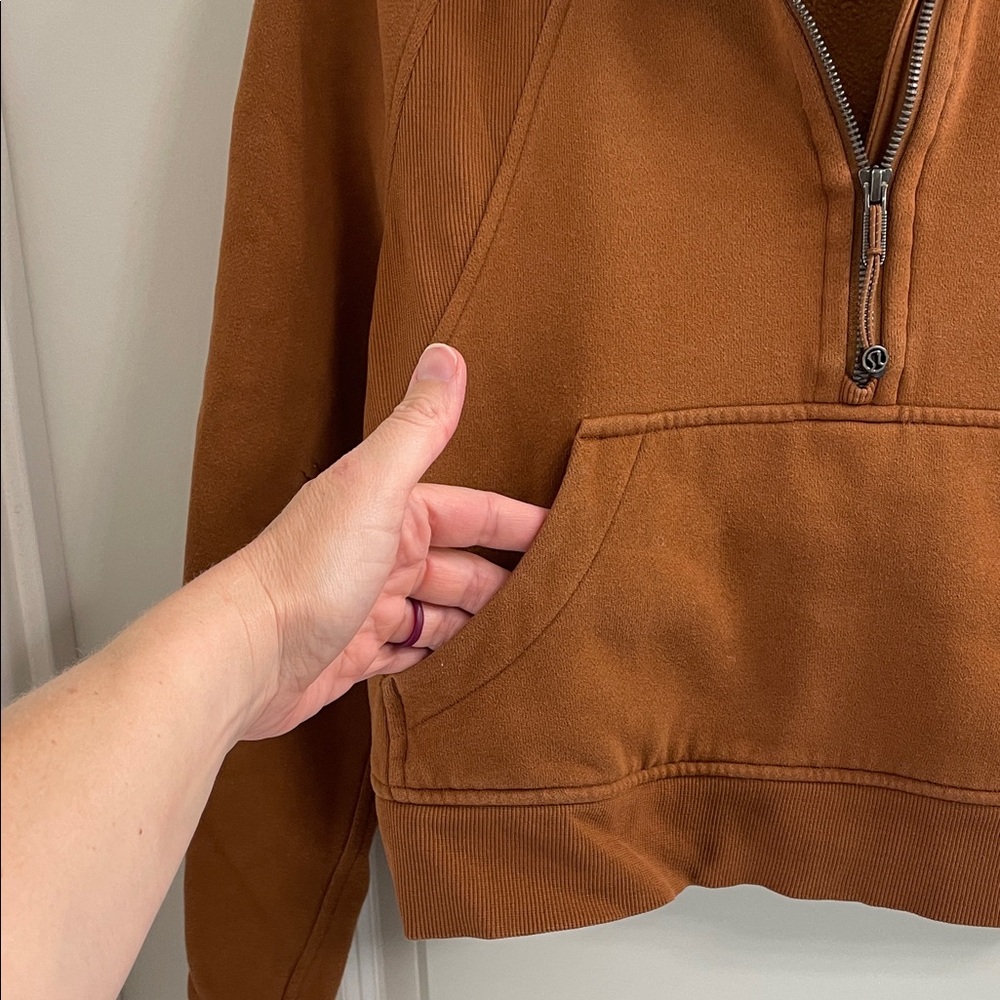 lululemon athletica cropped Brown Hoodie - Picture 2 of 6